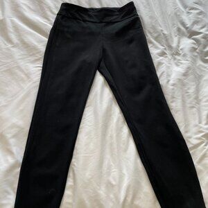 Express Skinny Ankle Pants High Rise Knit Trousers Black Womens Medium 8-10